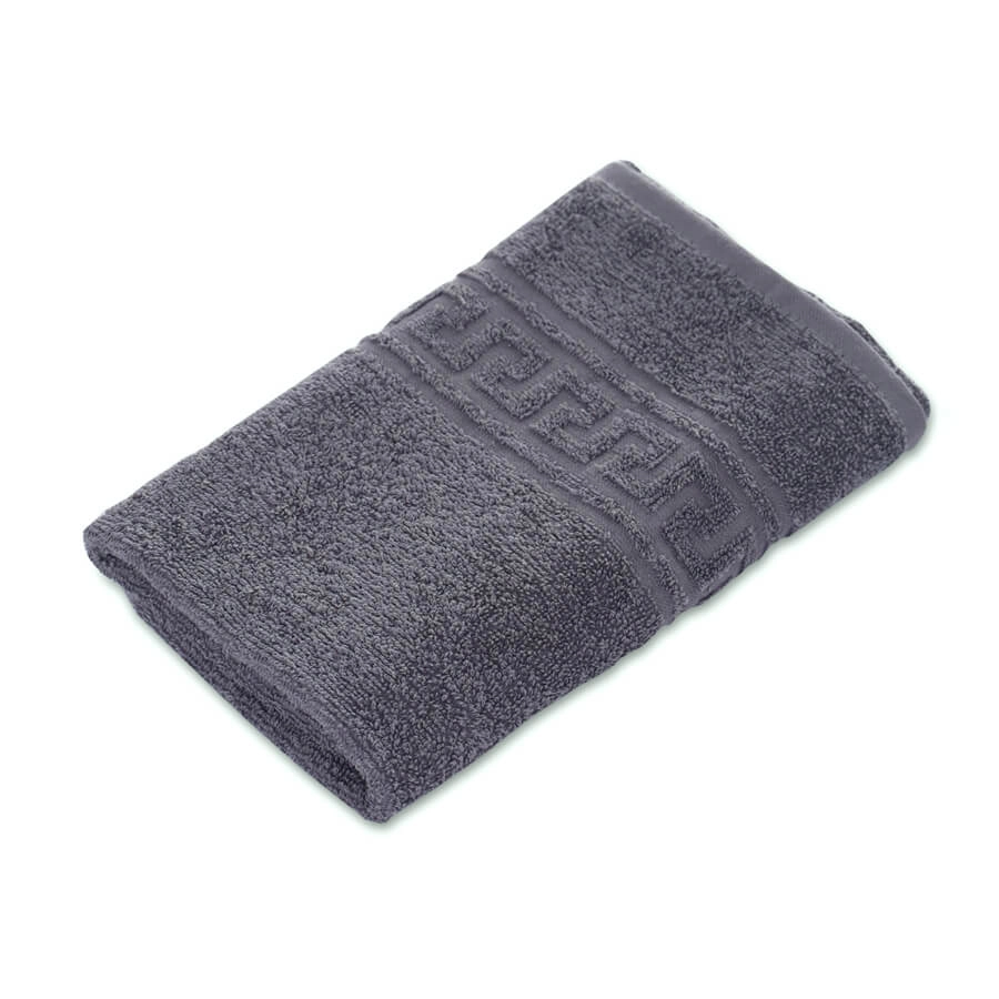 Полотенце махровое гладкокрашенное - Серый